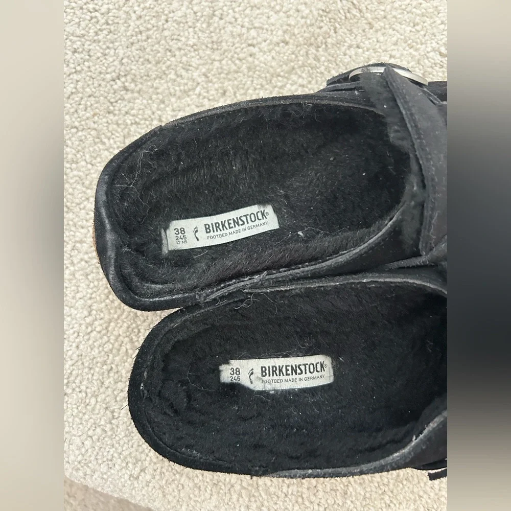 Birkenstock Black Suede Women's Shoes - Picture 4 of 9